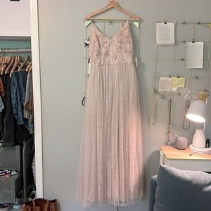 Blush pink Anthropology dress